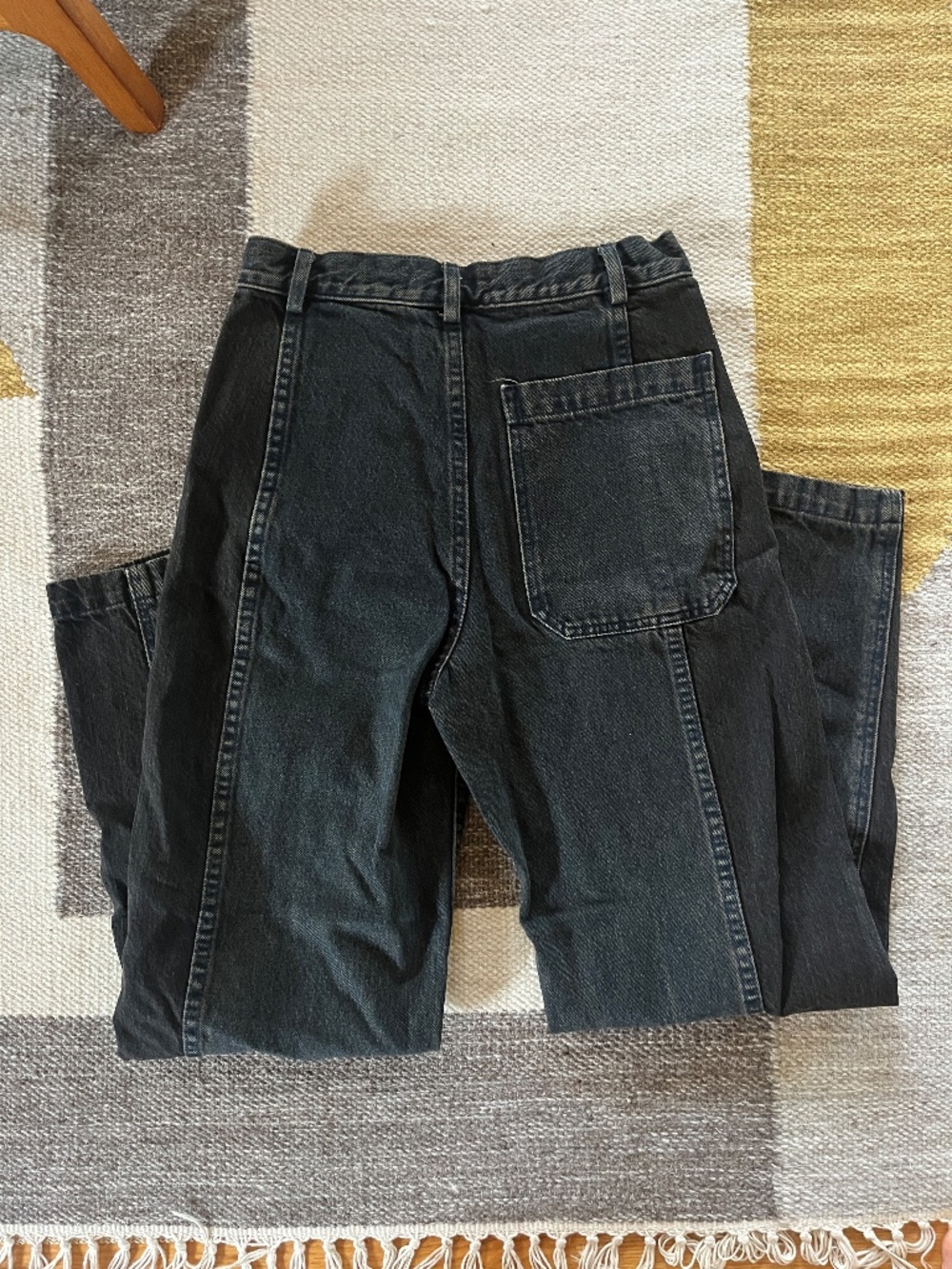 Rachel Comey Tamar Jean Mission Combo Denim Wide Leg Size 0 - Picture 2 of 9